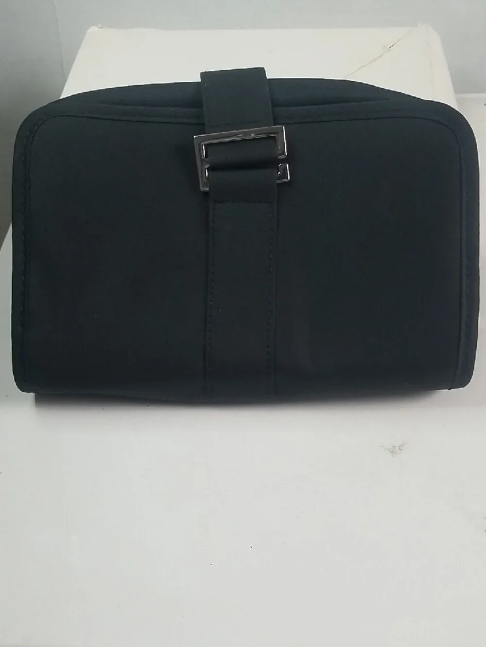 Givenchy Black Women's en's Toiletry Pouch with Silver Hardware